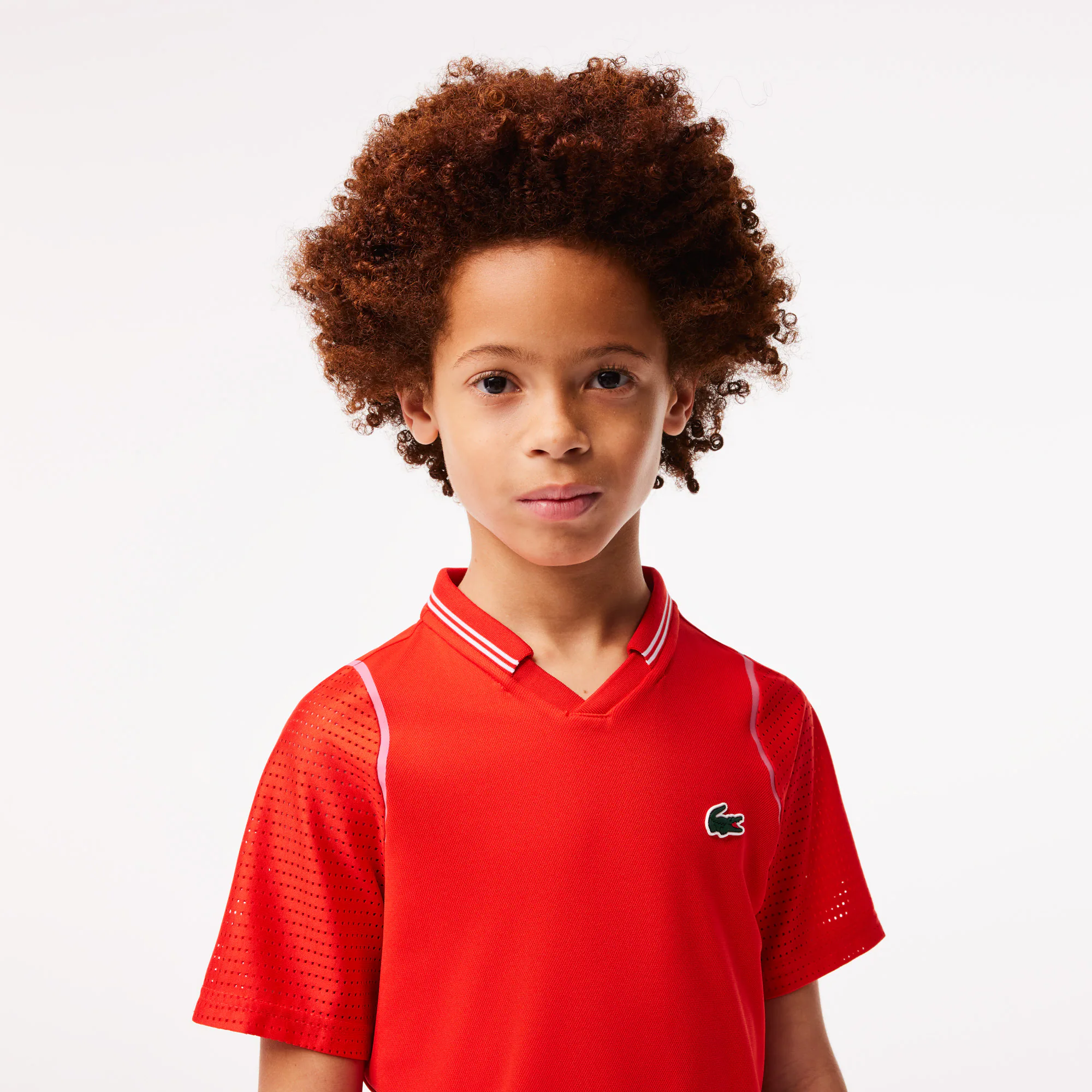 Jungen LACOSTE TENNIS x Daniil Medvedev Ultra-Dry-Poloshirt Poloshirts - Rot - Lacoste - Jungen