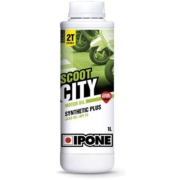 Ipone - Huile moteur semi-synthétique Scoot City 1L fraise - scooter 2T