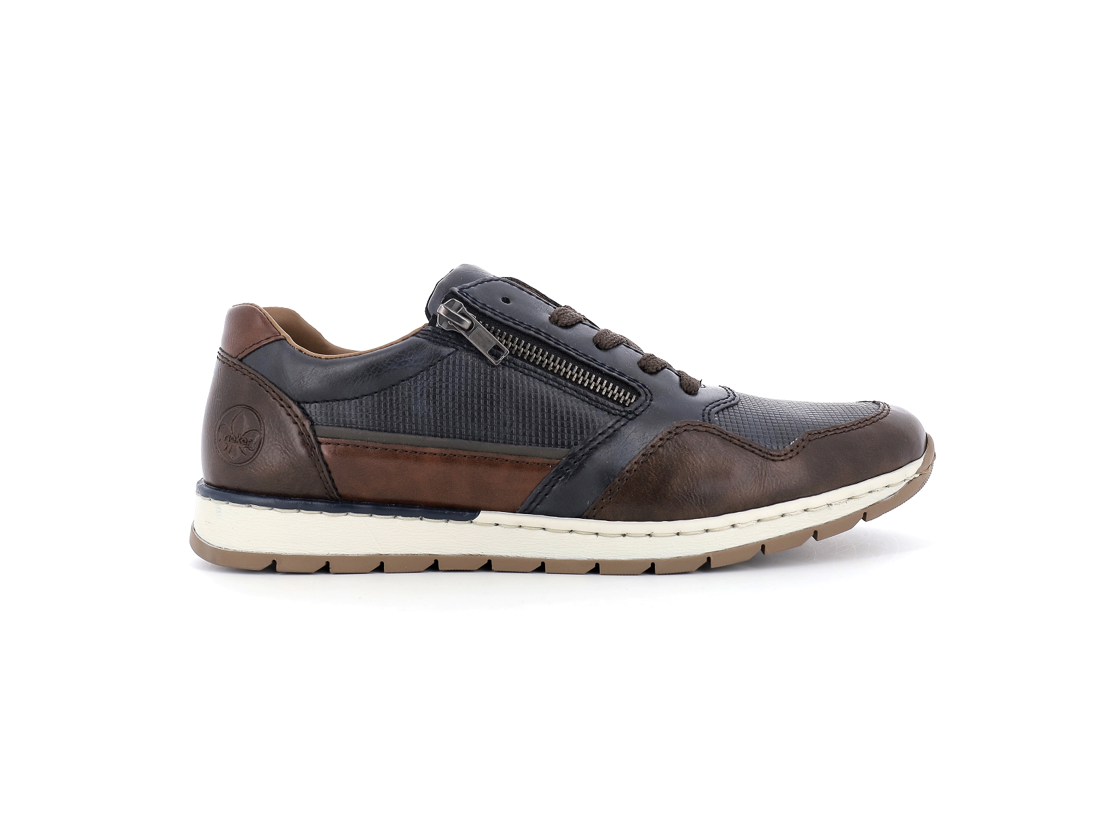 Rieker-B2111 Synthétique Bleu Marron