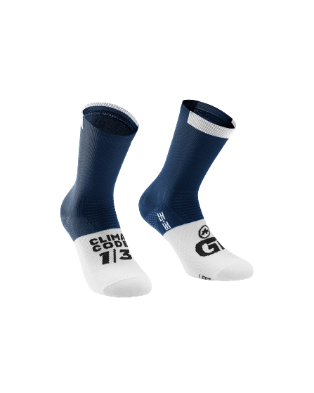 Assos GT C2 Cykelstrømper Stone Blue