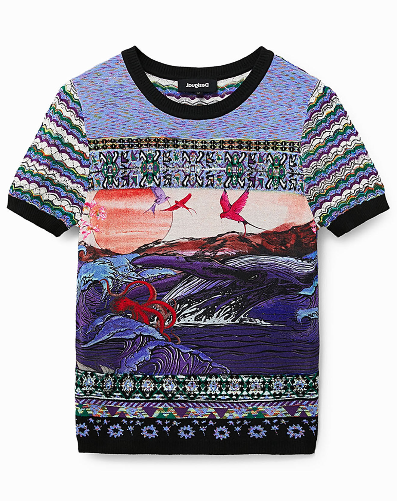 Desigual Top Maia bleu royal