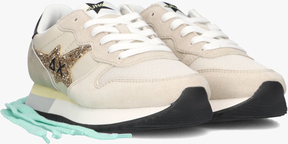 SUN68 beige sun68 lage sneakers stargirl glitter logo