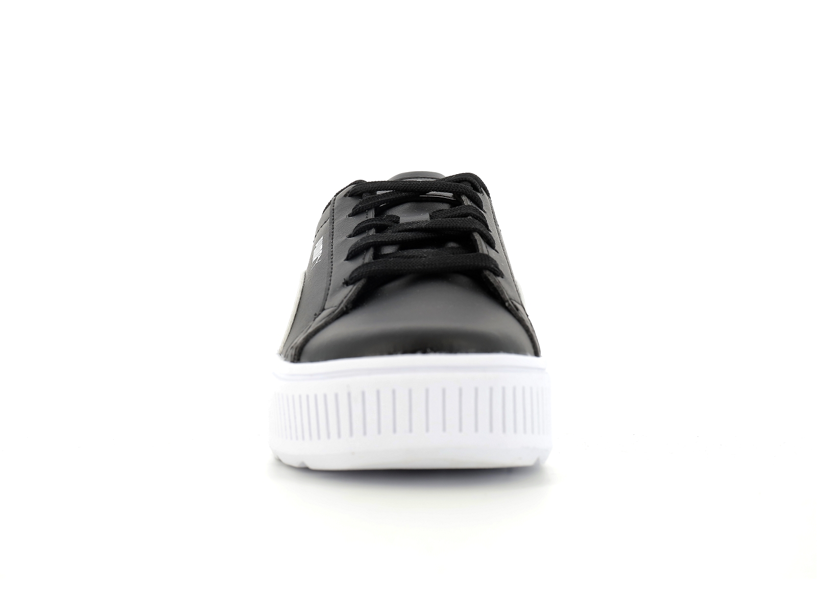 Puma-387375 Matières combinées Noir Blanc