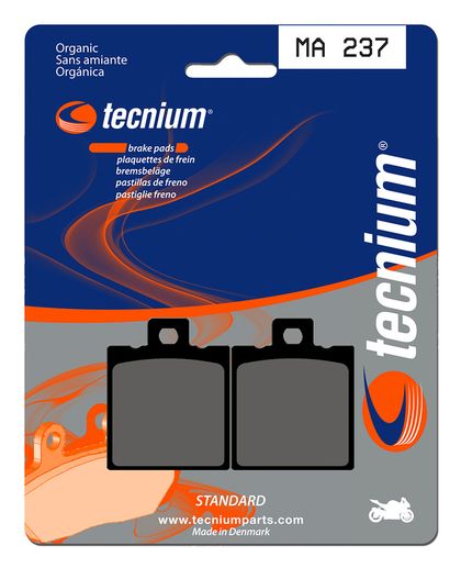 Plaquettes de freins Tecnium route organique - MA237