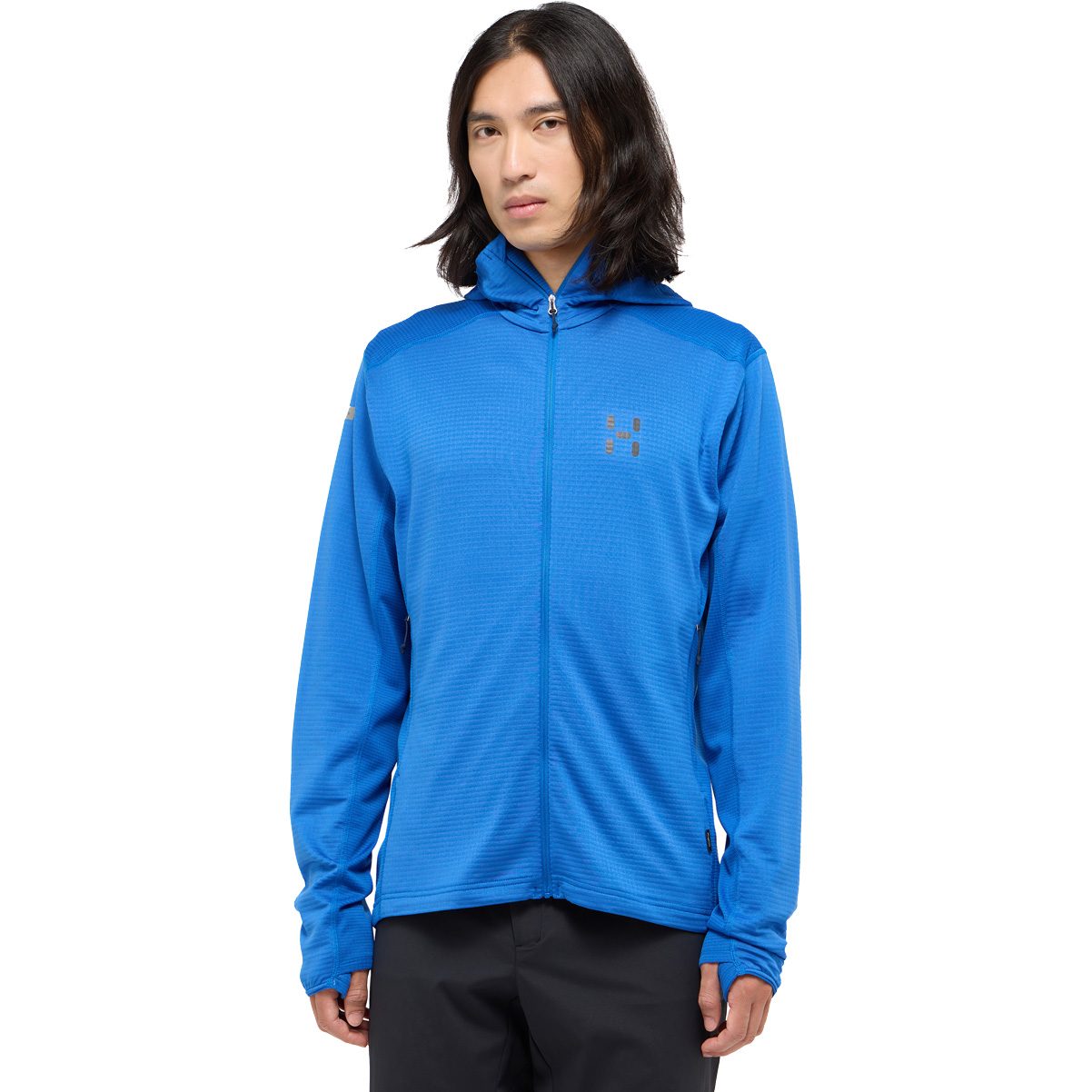 Haglöfs L.I.M Mid Multi II Hood Fleecejacke Herren electric blue