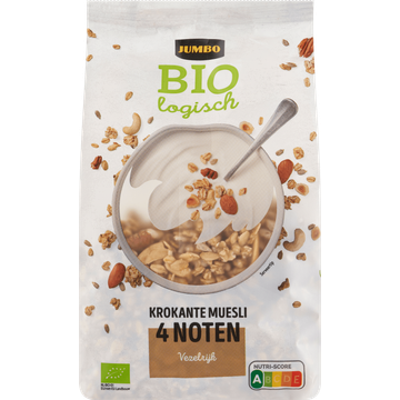 Jumbo Bio Krokante Muesli 4 noten 350g
