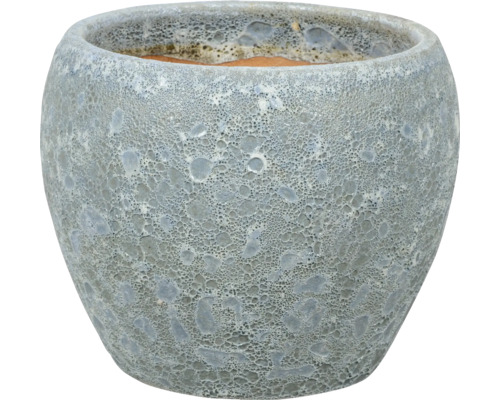 Lafiora Lava plantenpot, blauw, Ø 28 cm, H 23 cm, grijs