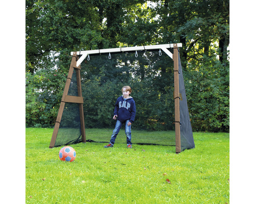 4-in-1 SportsFun axi hout bruin wit