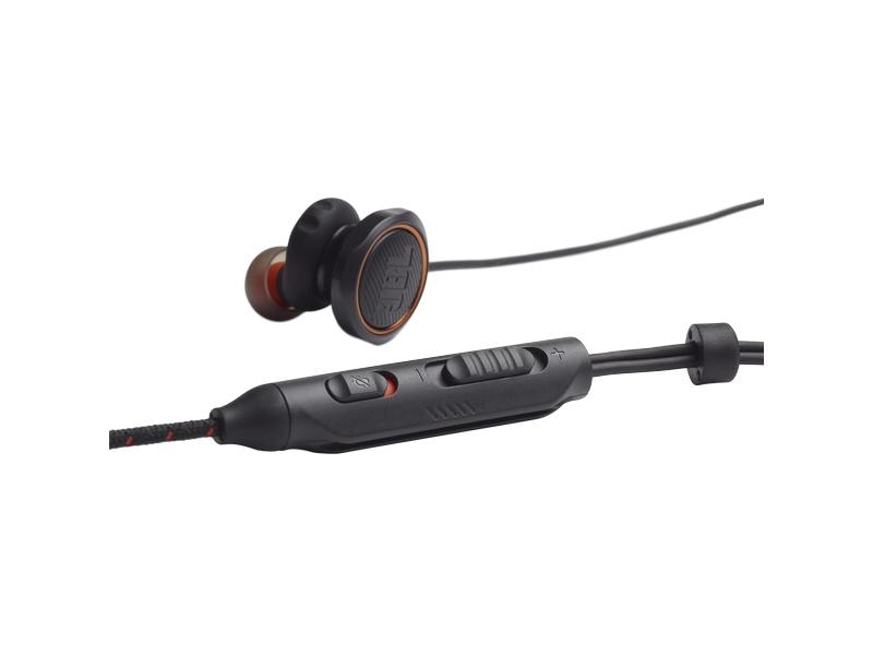 JBL Headset Quantum 50 Schwarz Kabelgebundener In-Ear-Gaming-Kopfhörer mit Lautstärkeregler und Mikrofon-Stummschaltung