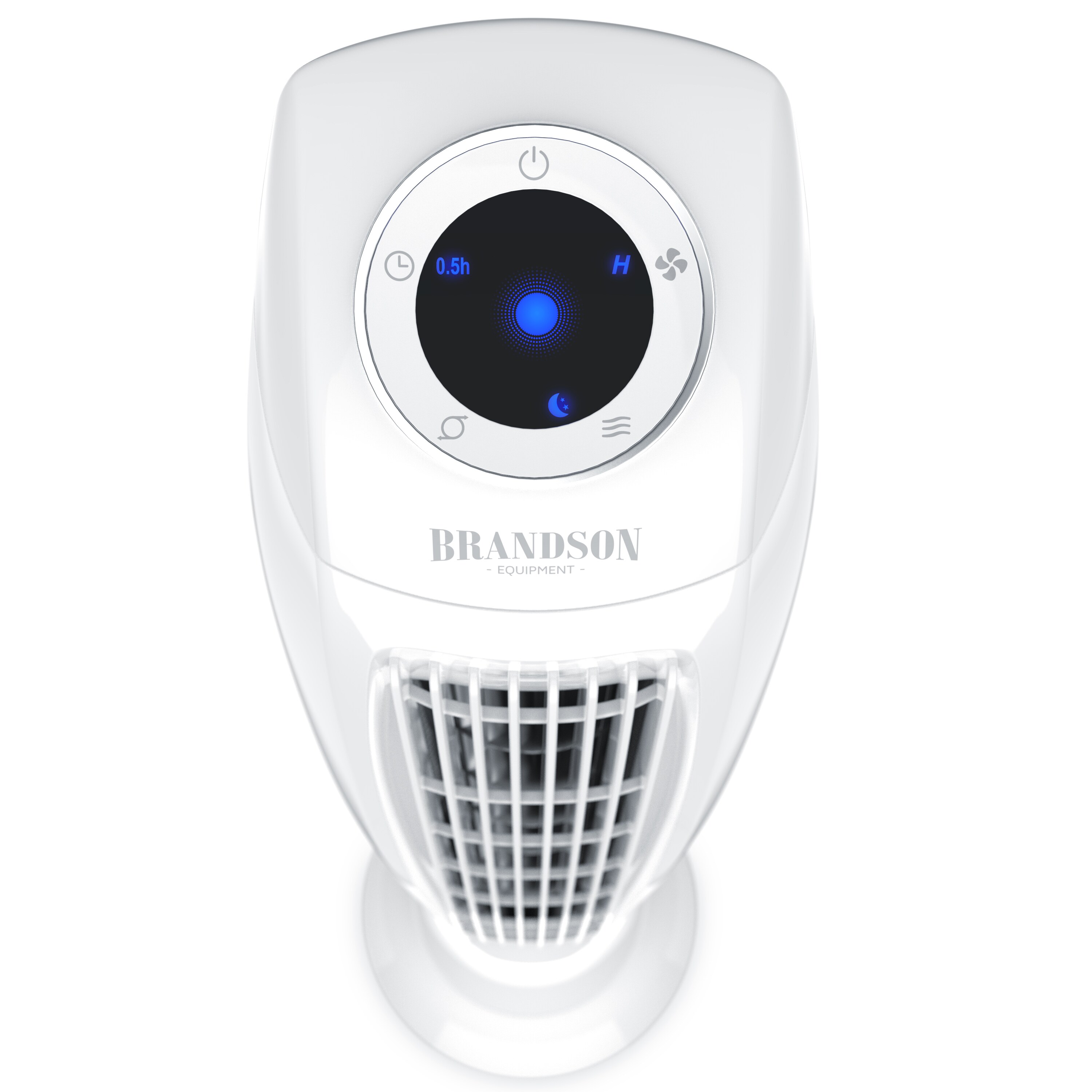 Brandson Turmventilator, Säulenventilator inkl. Fernbedienung, osziellierend, leise, Ventilator mit Timer & 3 Geschwindigkeiten, Weiß