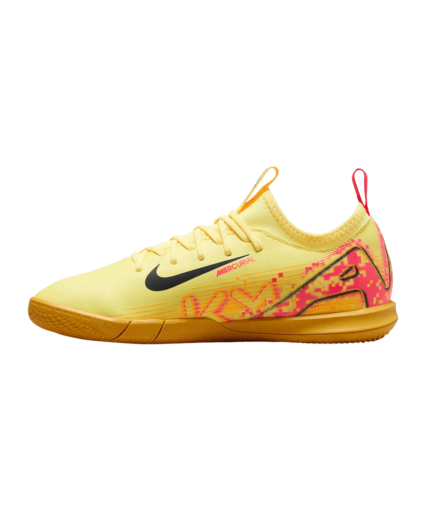 Nike Jr Air Zoom Mercurial Vapor XVI Academy IN Mbappe Signature Kids Orange Blau F800
