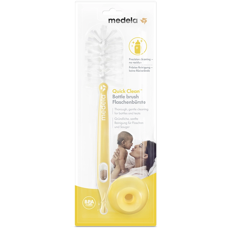 Medela Flaschenbürste Quick Clean™ mit Saugerreiniger und Standfuß