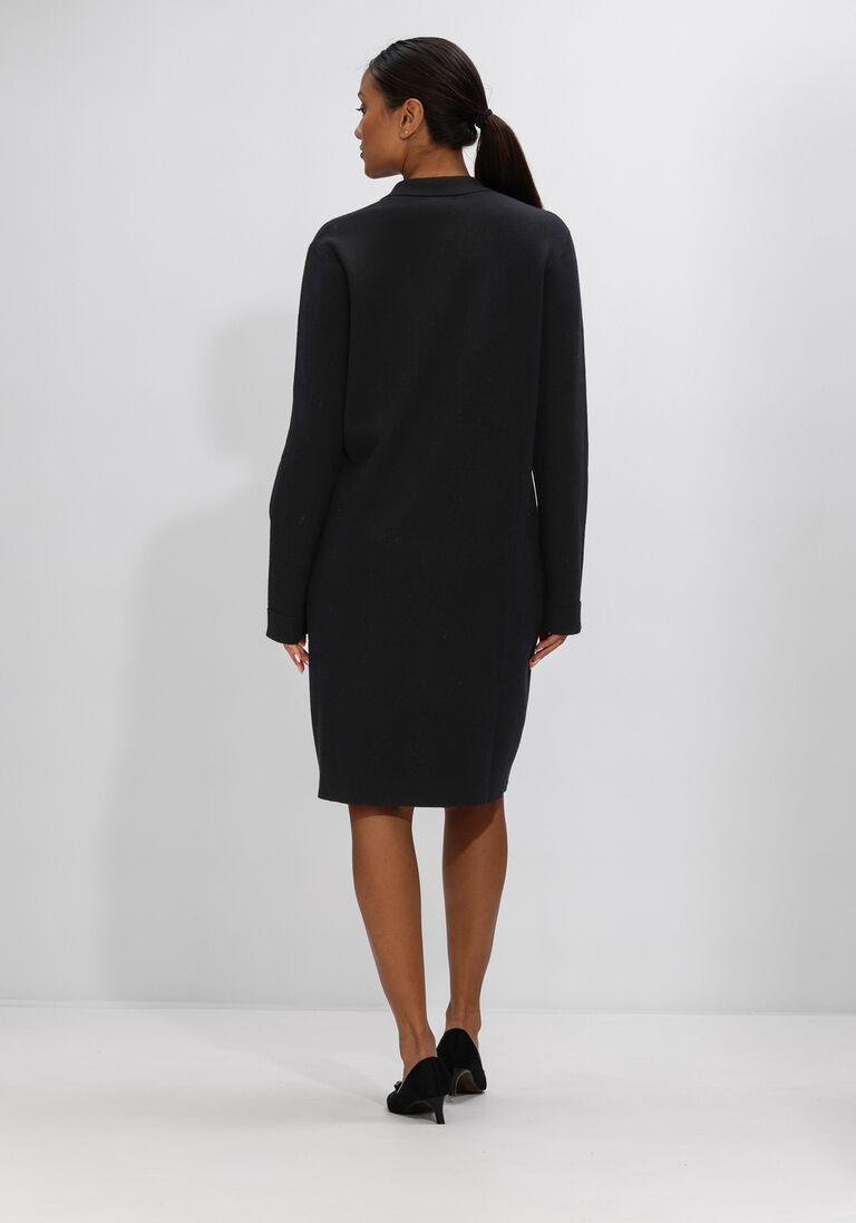 zwarte riani mini jurk strick kleid