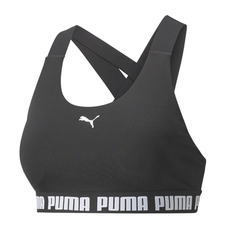 Puma Brassière Noire Femme Puma Mid Impact