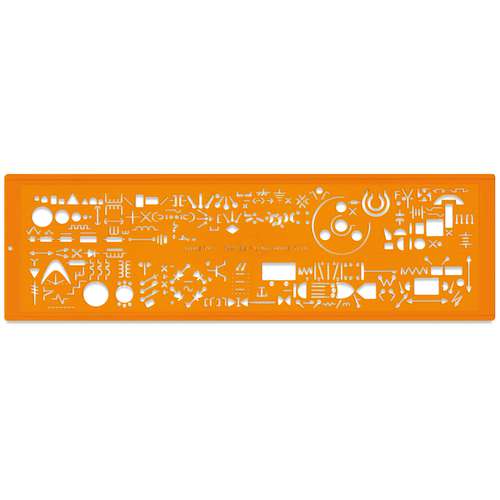 MINERVA Schriftschablone Electrograph 13A