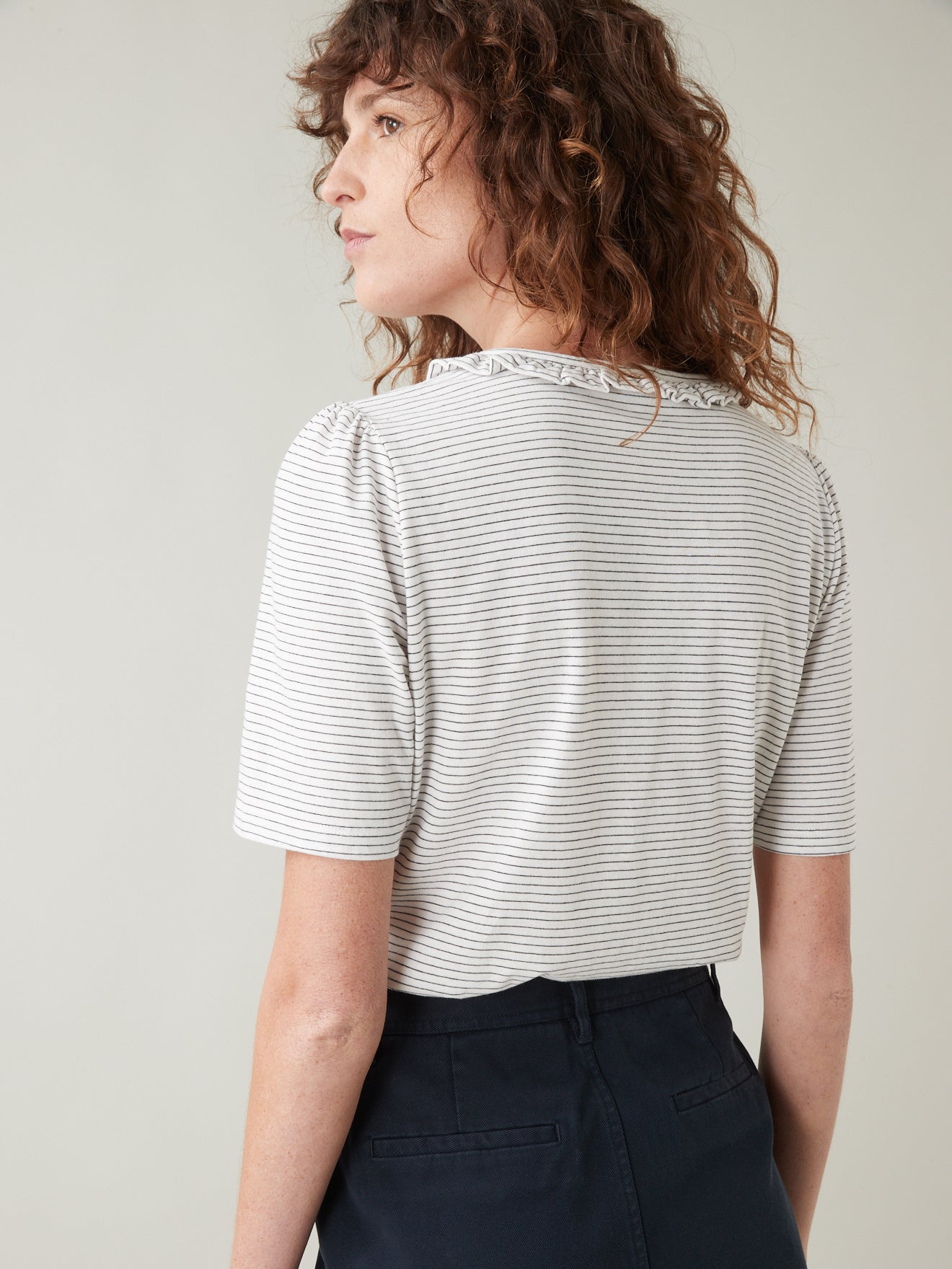 T-shirt rayé femme - coton bio