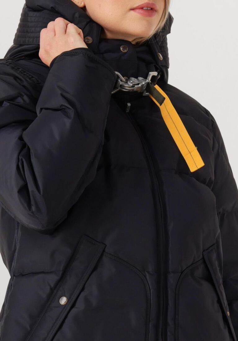 donkerblauwe parajumpers gewatteerde jas long bear woman