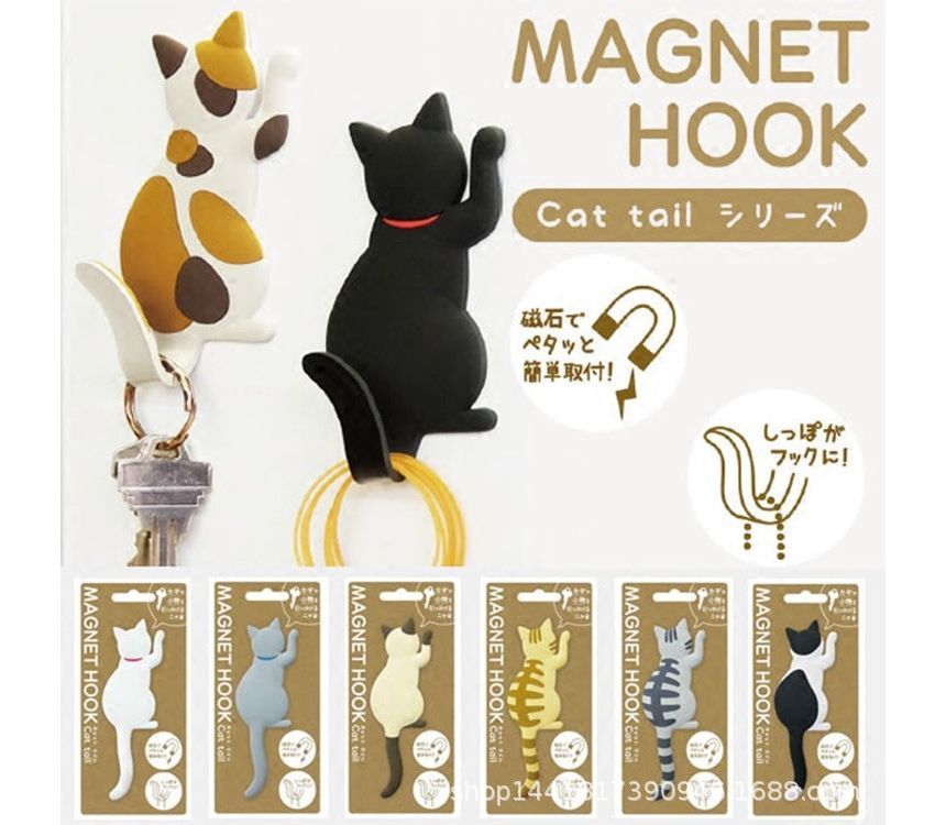 Choyce - Kattenhaak koelkastmagneet (verschillende ontwerpen)