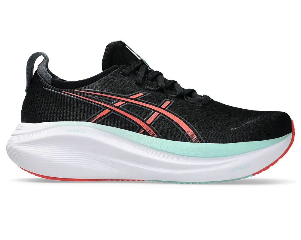 ASICS Gel-Nimbus 27 Hardloopschoenen Zwart/Roze Heren