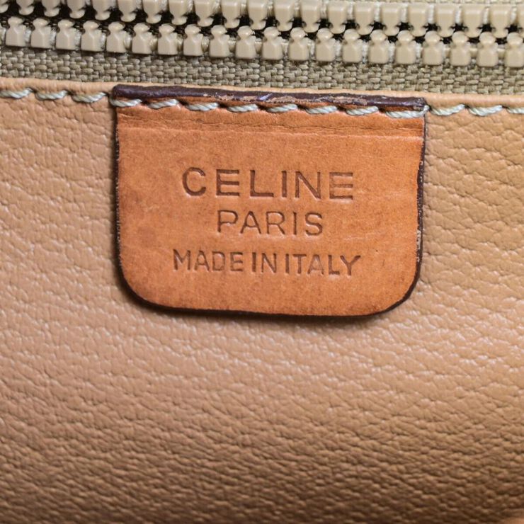Celine Vintage Celine Crossbody Bag Beige