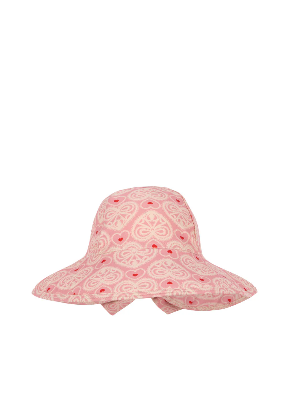 Edith badehat - lacy pink - 12-18M