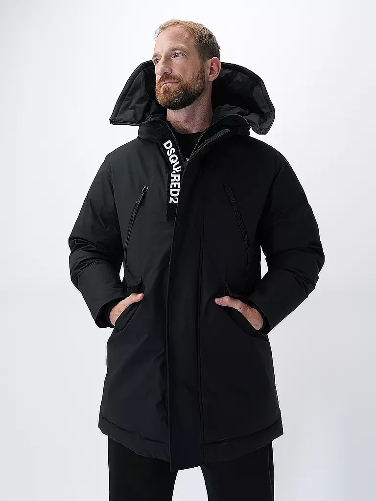 DSQUARED2 Parka schwarz