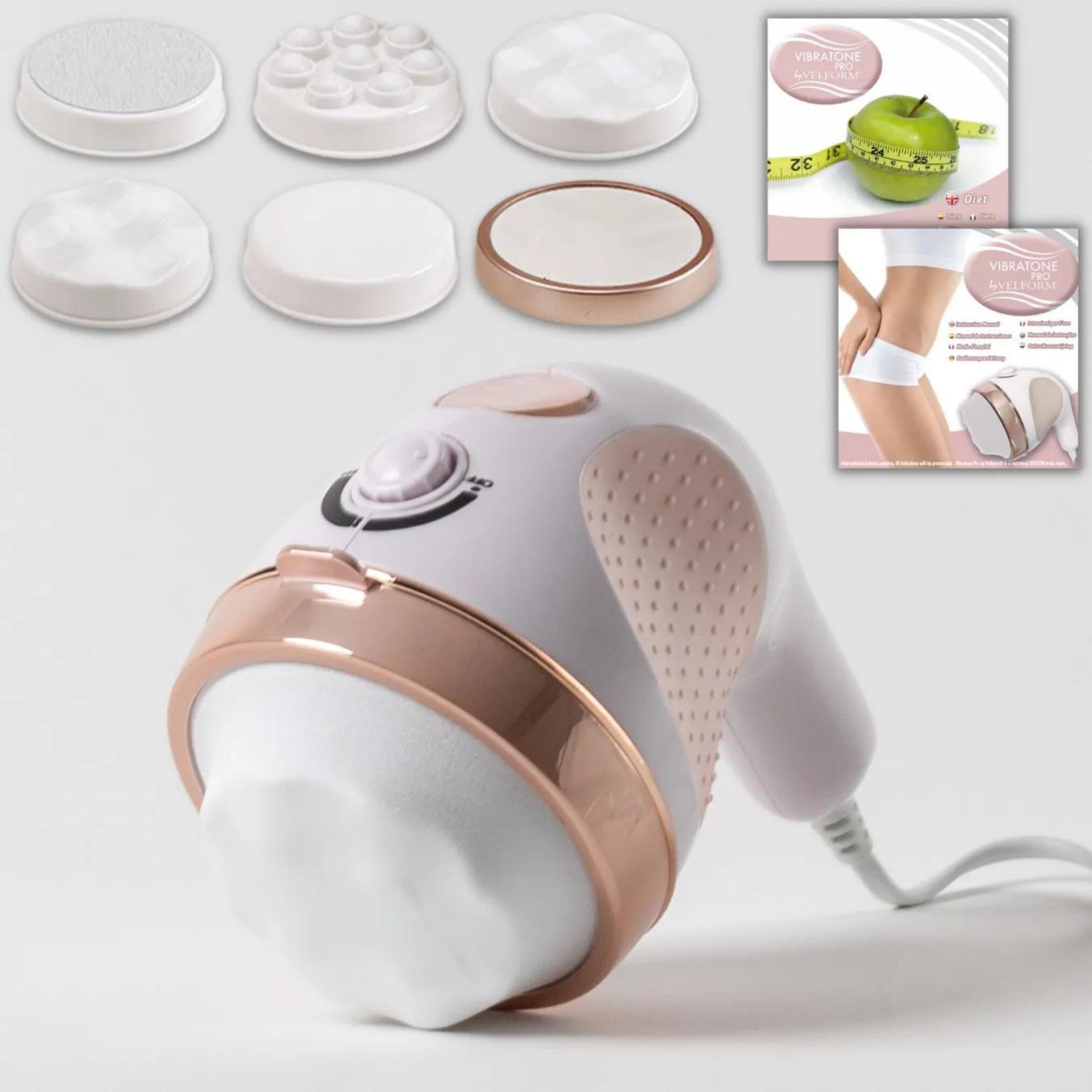 Vibraluxe Pro® Massagegerät Damen - Anti Cellulite 5 in 1 Vibraluxe Pro Gold