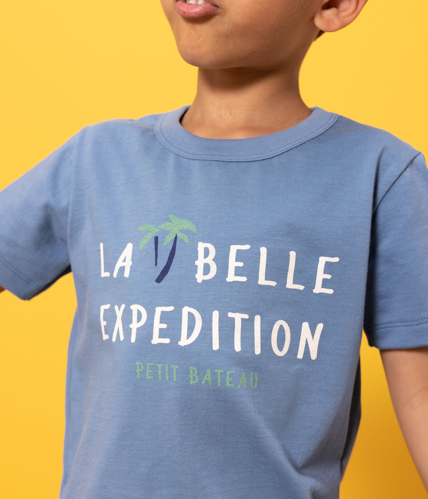 Tee-shirt manches courtes en coton enfant garçon