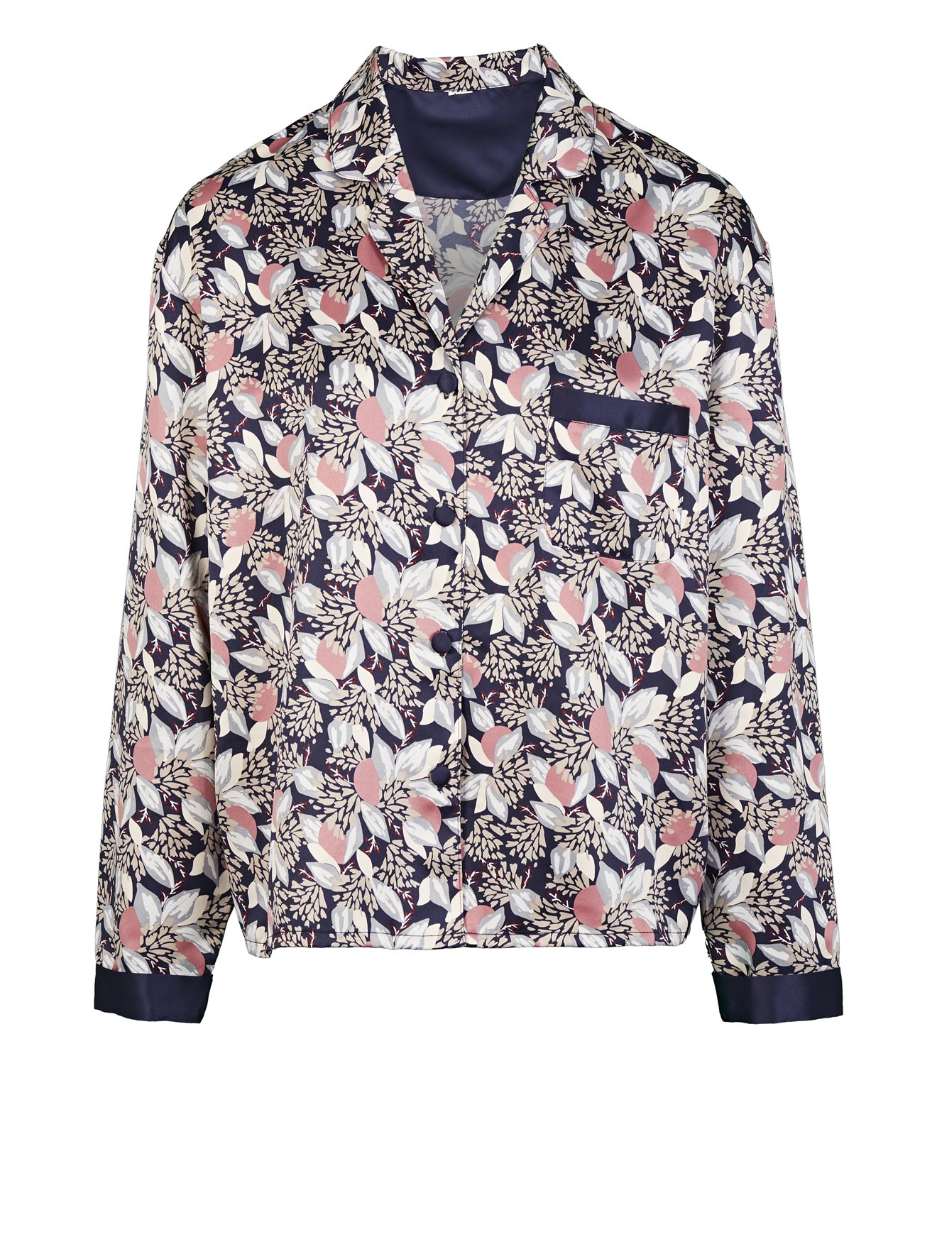Haut de pyjama en satin Idole