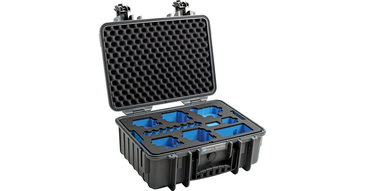 B&Woutdoor.case type 4000 GoPro9 koffer  (Grijs)
