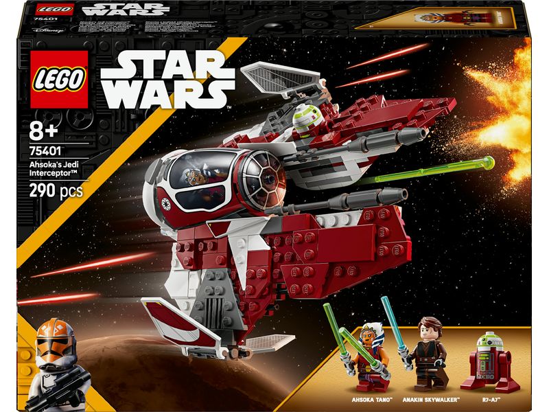 LEGO® Star Wars Ahsokas Jedi Interceptor 75401 Star Wars Modell zum Spielen und Ausstellen