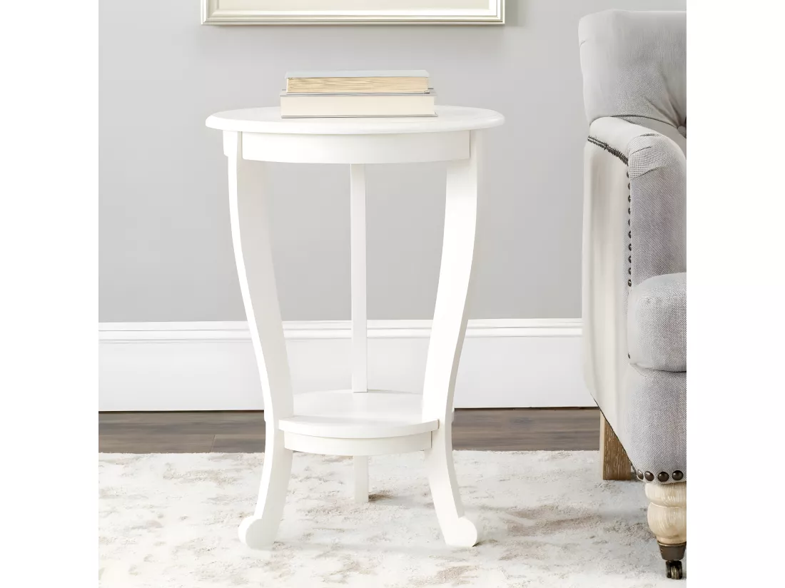 Table d'appoint Déchiré et crème 46 X 46 X 66.04 cm - Marianne