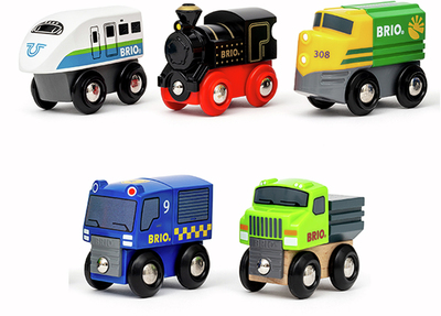 BRIO World 36034 Mini Tog & Kjøretøy Overraskelse