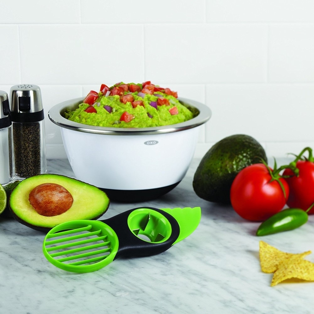 3in1 Küchenhilfe Avocado Schäler / Schneider / Entkerner