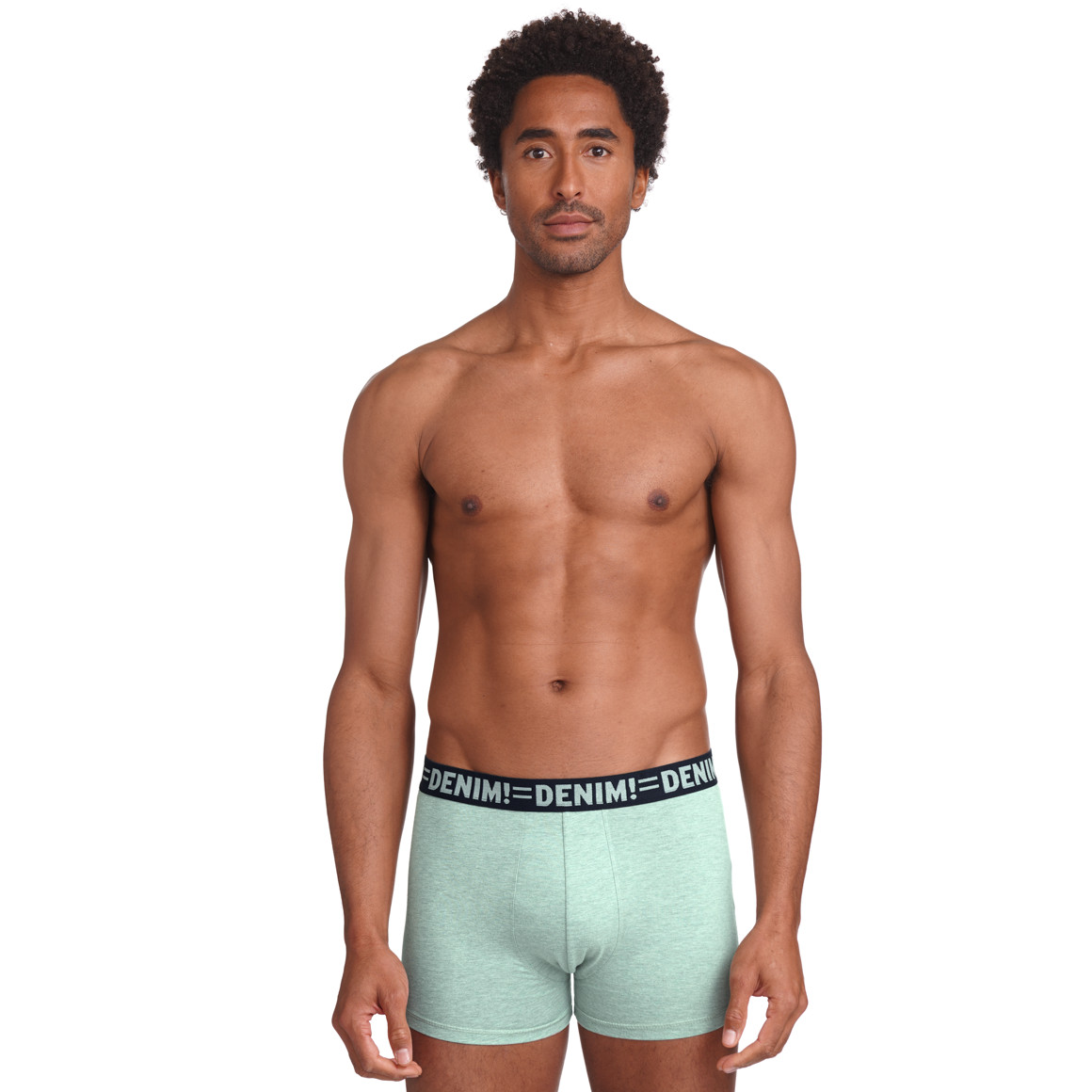 VanVaan Denim 3 Herren Retroshorts meliert salbei / hellgrau / dunkelblau