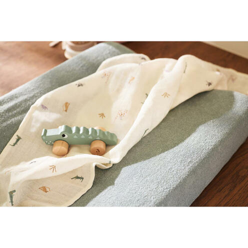 Housse de matelas à langer 50x70cm Terry - Sea green - JOLLEIN
