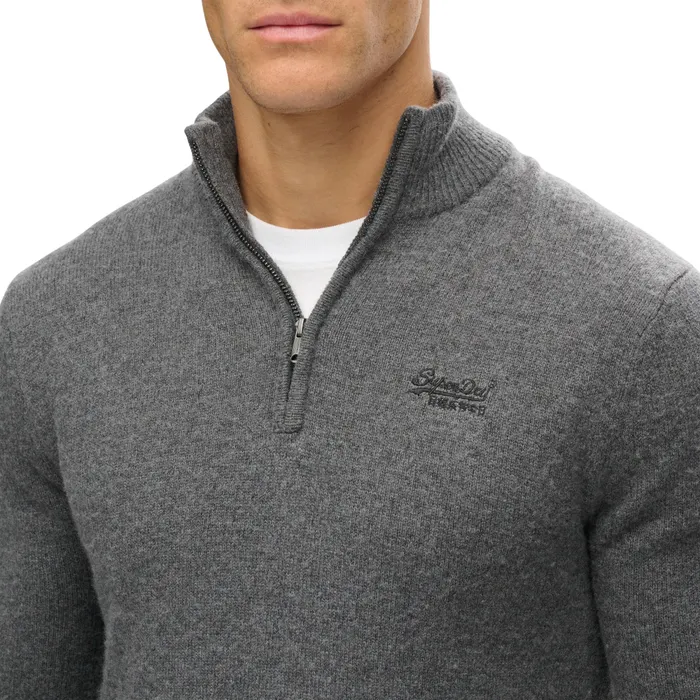 Superdry Essential Knit Henley Trui Heren