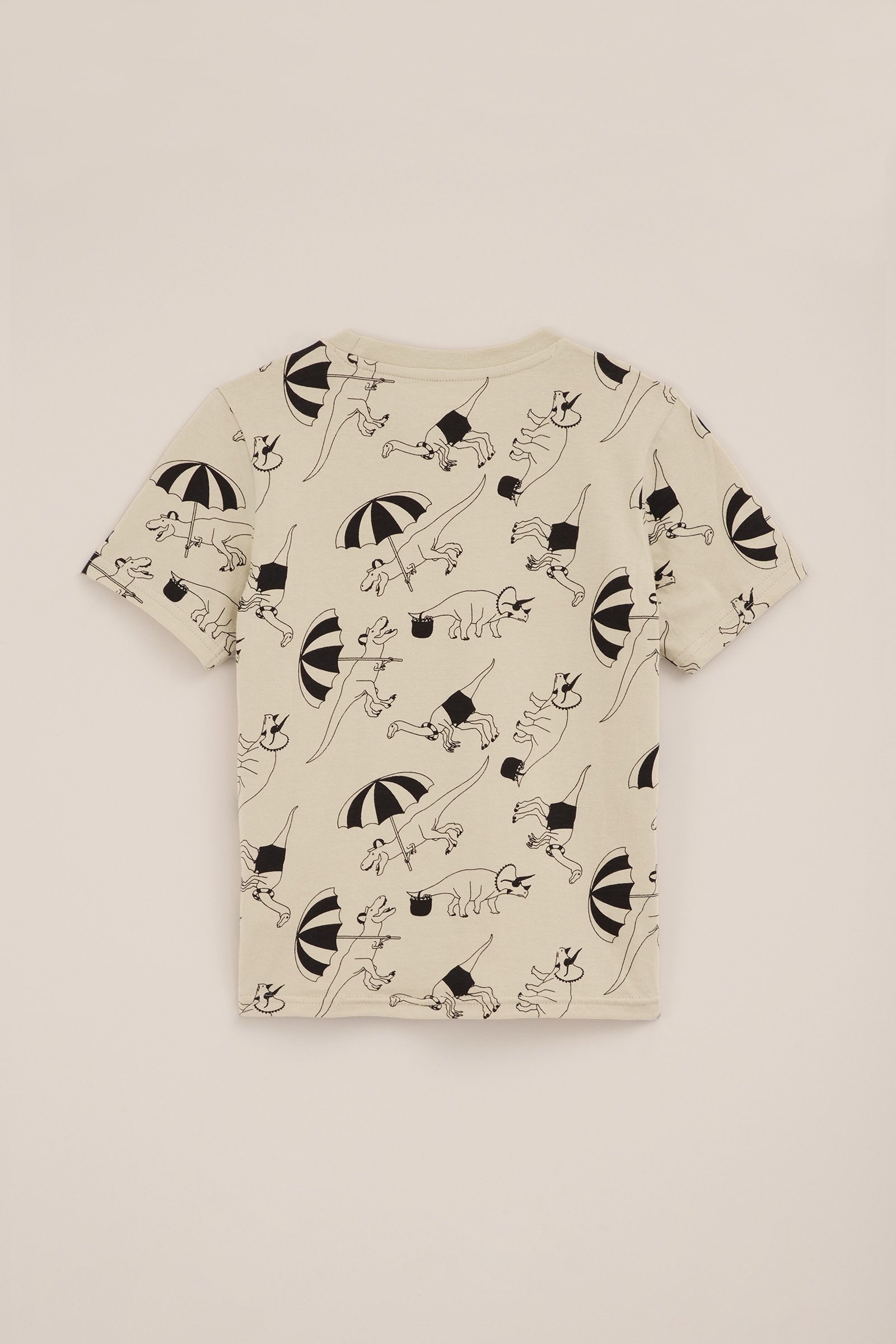 Jongens T-shirt met dessin WE Fashion Beige