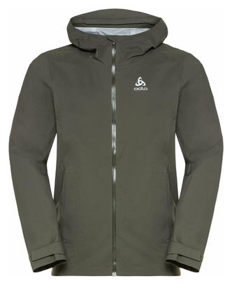 Veste Imperméable Odlo Aegis 2.5L Vert Kaki