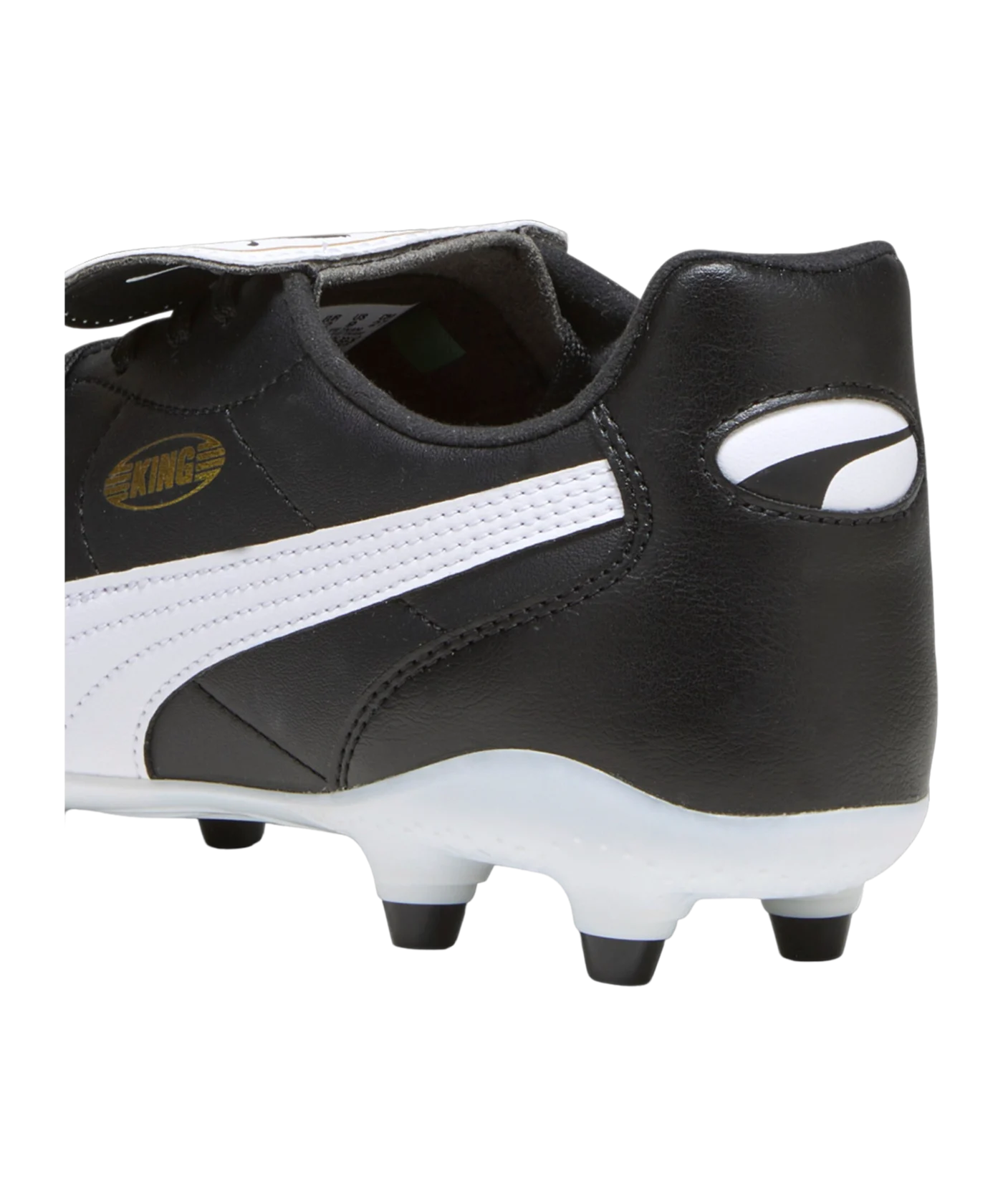 PUMA KING Top FG/AG Schwarz Weiss Gold F01