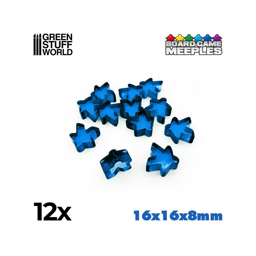 Set de 12 Meeples Transparents