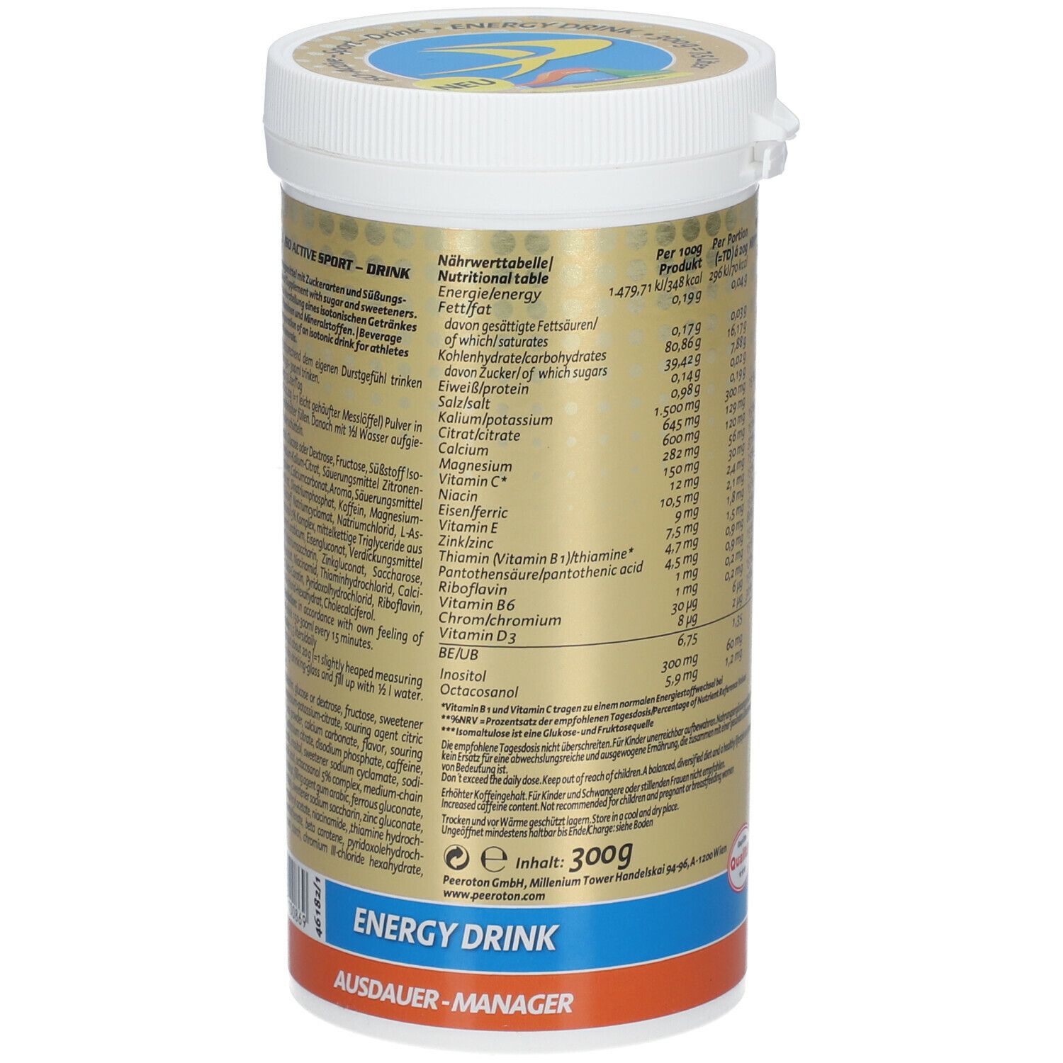 peeroton® ISO Active-Sport-Dring Energy Drink