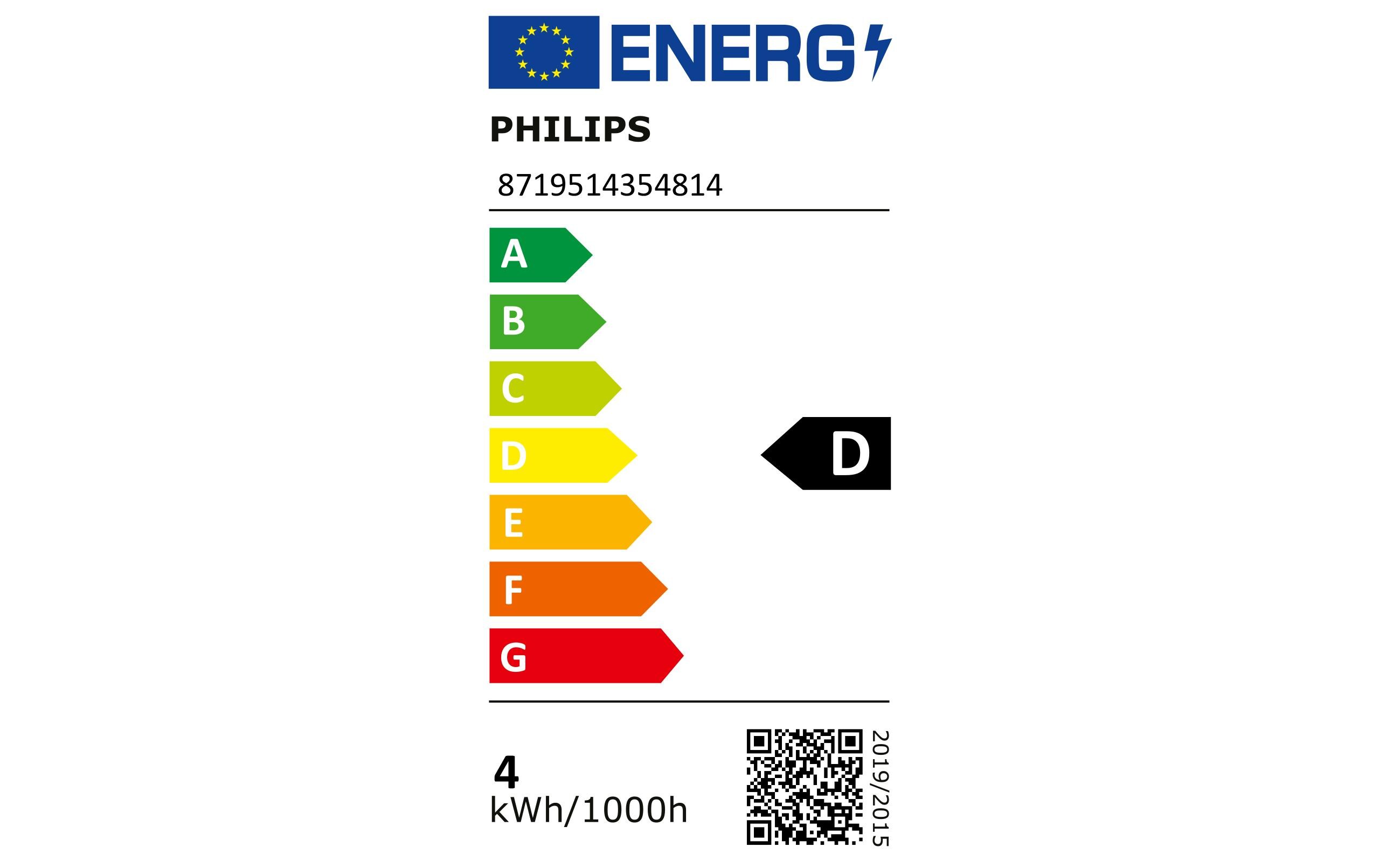 Lampe MASTER VLE LEDBulb D 3.4-40W E27 927 A60 CL GE27-Leuchtmittel, 3.4 W mit 2700 K