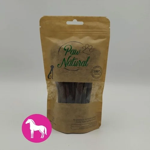 Palitos para cães com sabor de cavalo natural da Paw