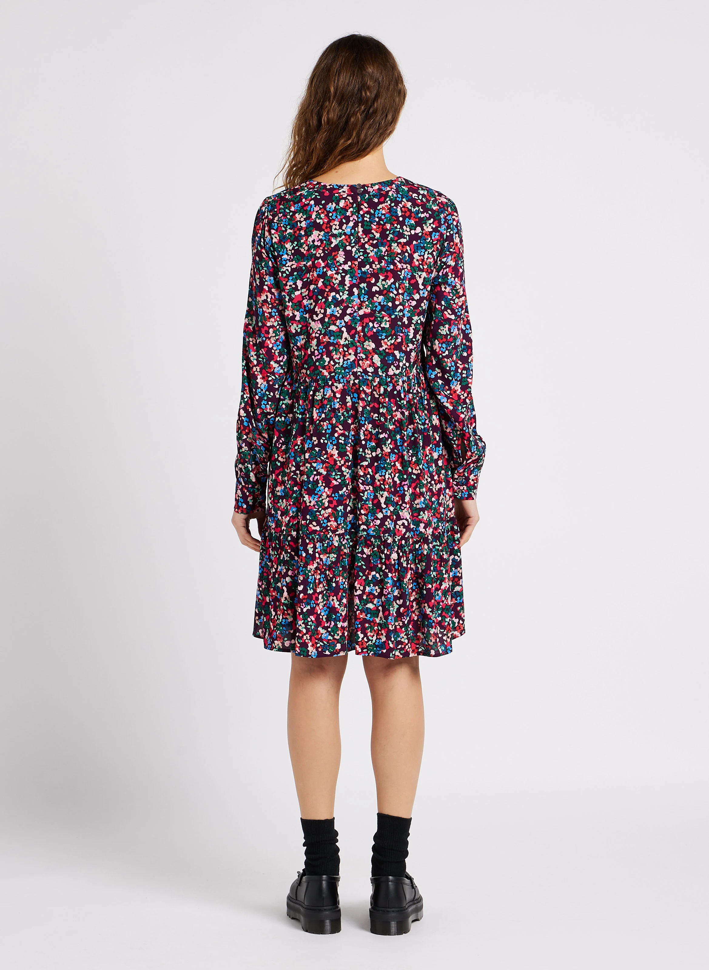 ASTRID - Robe courte allaitement | Multicolore