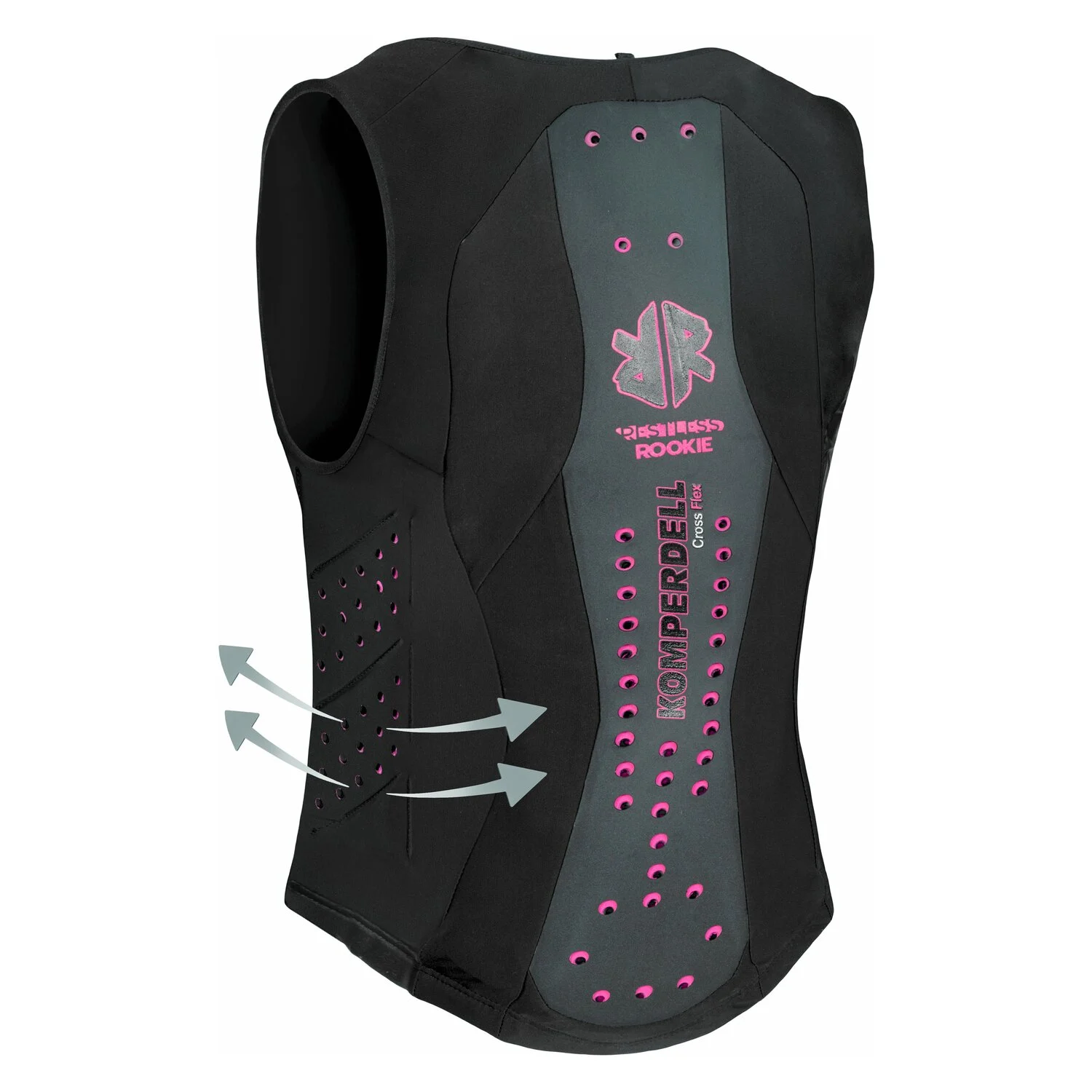 KOMPERDELL Rückenprotekotor Provest Light Junior  - schwarz/pink