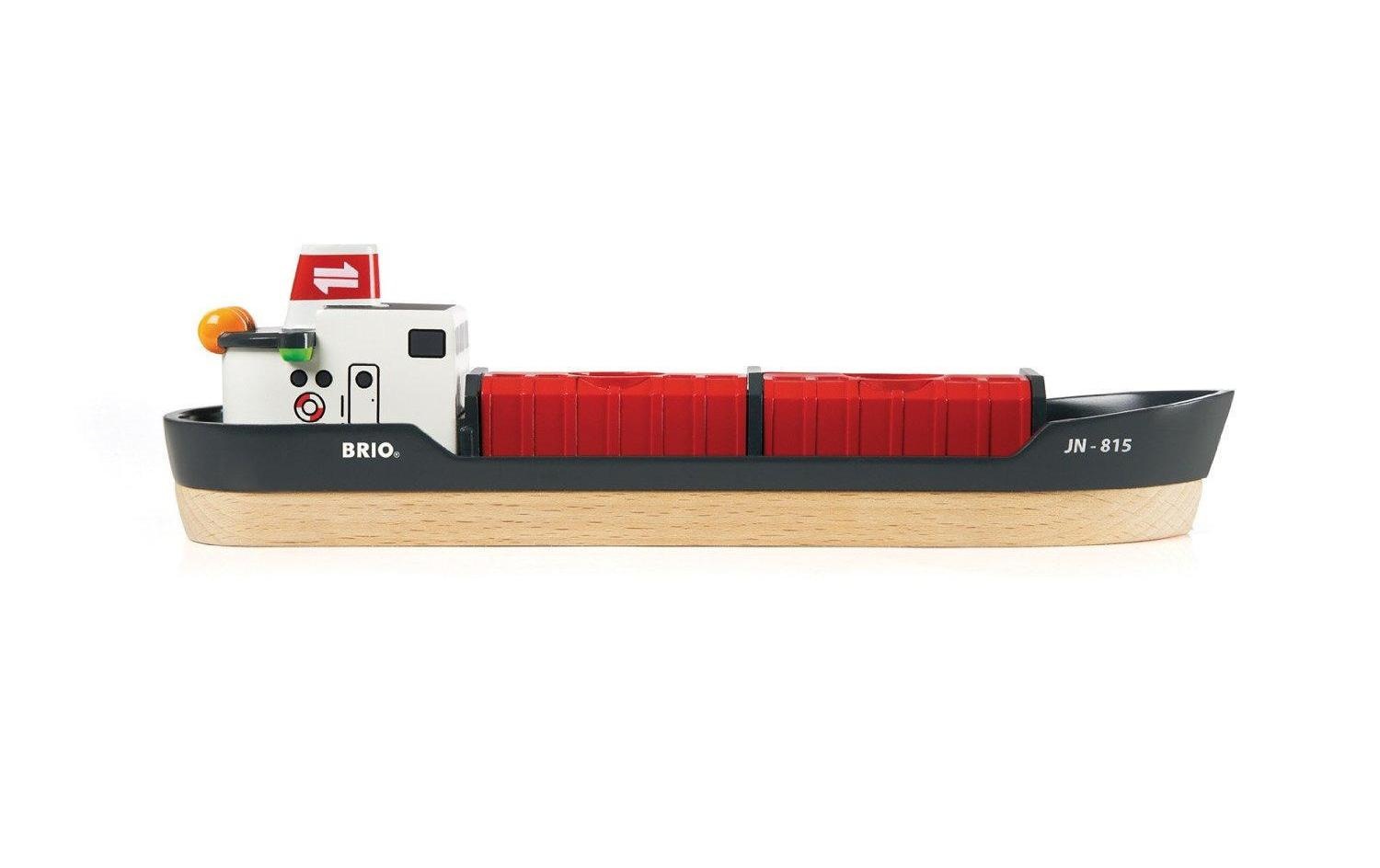 BRIO® Spielzeugeisenbahn-Erweiterung »BRIO® WORLD Container Hafen Set«