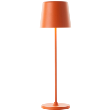 Tafellamp Kaami draagbaar LED 2W voor buiten met USB oplaadbare accu, oranje