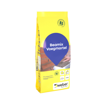 Weber Beamix Metselen voegmortel antraciet 5 kg