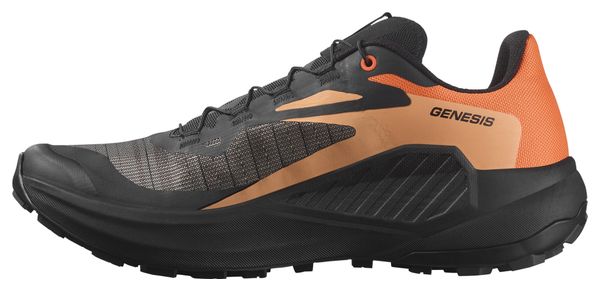 Chaussures Trail Salomon Genesis Noir Orange Homme